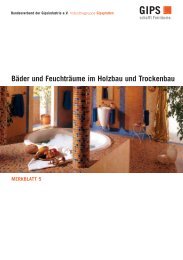 Bäder und Feuchträume im Holzbau und Trockenbau - VHT Darmstadt