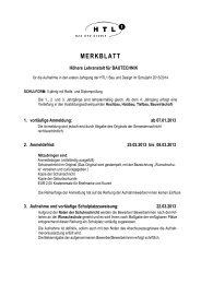 MERKBLATT - HTL1 Bau und Design