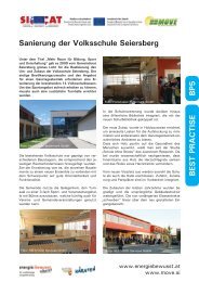 BEST PRACTISE BP5 Sanierung der Volksschule Seiersberg