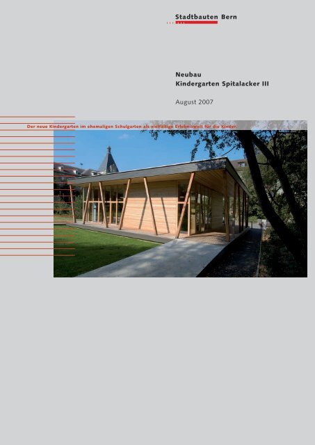 Publikation Kindergarten Spitalacker III - Stadtbauten Bern