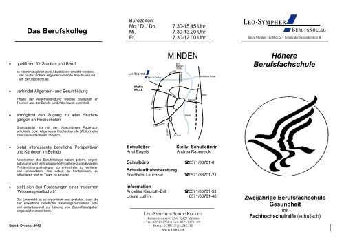 Das Berufskolleg Höhere Berufsfachschule - Leo-Sympher ...