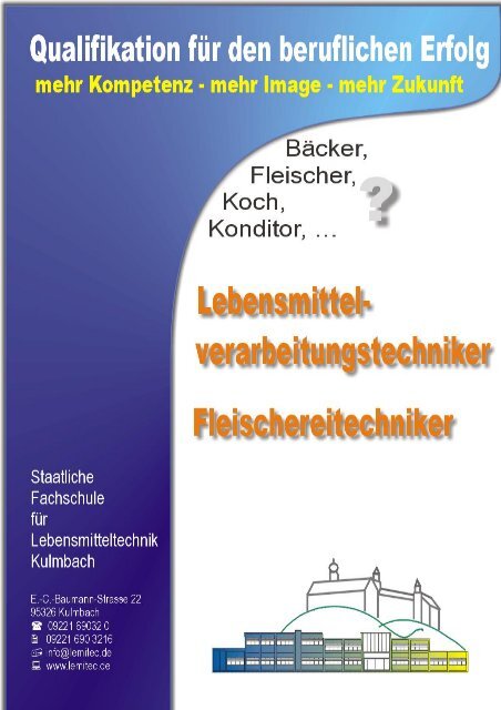 staatliche fachschule für lebensmitteltechnik kulmbach