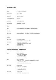 Curriculum Vitae Ärztliche Ausbildung | Anstellungen - St. Marien ...