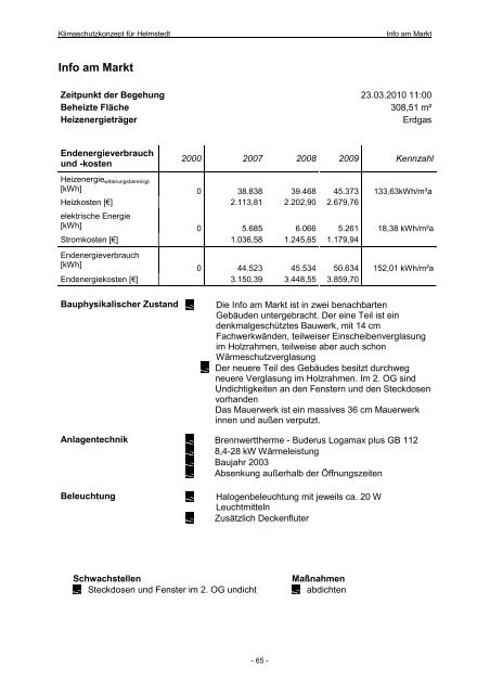 Gebäudesteckbriefe - Stadt Helmstedt