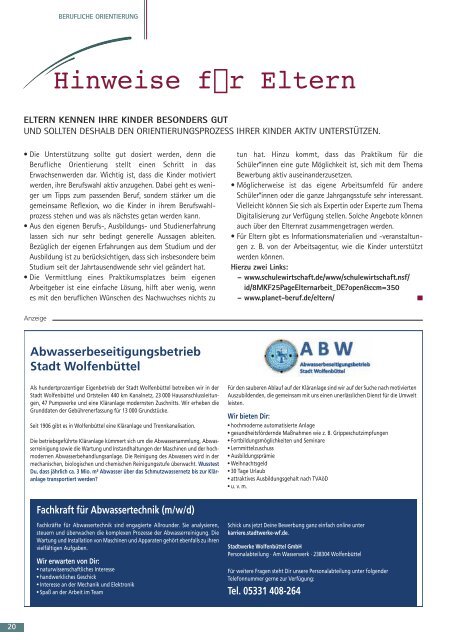 Bildungsregion Braunschweig – Ausgabe 2020/2021