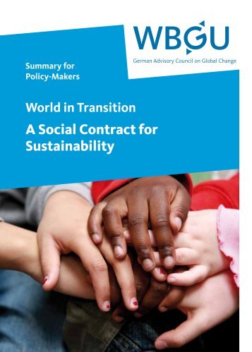 World in Transition: A Social Contract for Sustainability - WBGU