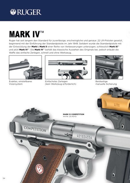 Ruger Gesamtkatalog 2020/2021