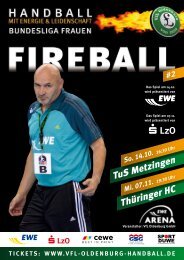 TuS Metzingen, 07.11.2012 - VfL Oldenburg