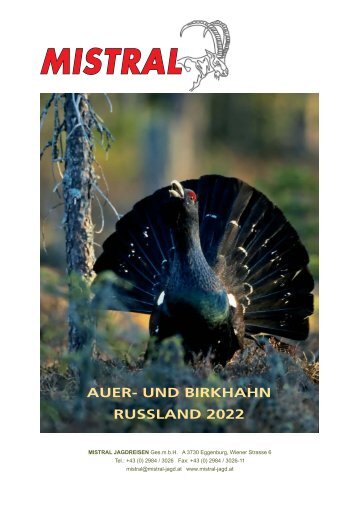 Auer- und Birkhahn 2022