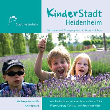 Bildungs- und Entwicklungsfeld Sinne - Stadt Heidenheim