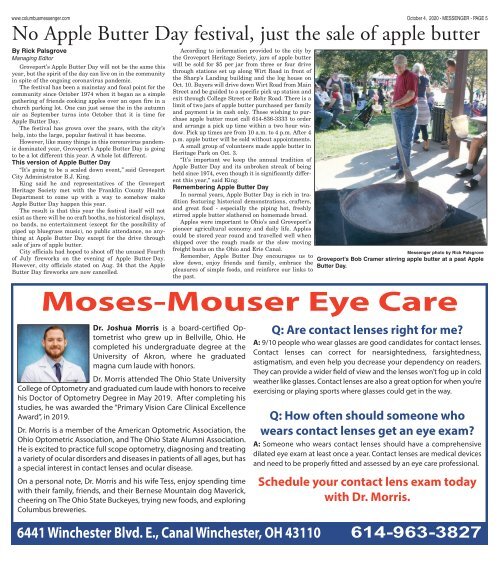 Canal Winchester Messenger - October 4, 2020