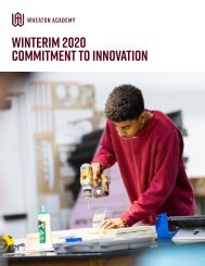 Winterim 2020 Booklet