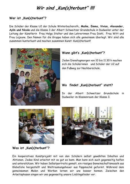 Guckloch 2 - 2011 - Schule Winterbachsroth Dudweiler
