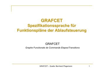 Die Grundregeln des Grafcet - Schulkrei.de