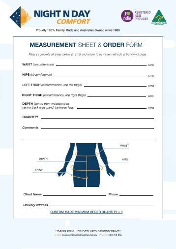 Custom Made Sheet - Order Form 