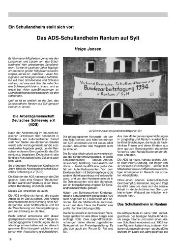 Das ADS-Schullandheim Rantum auf Sylt - Verband Deutscher ...