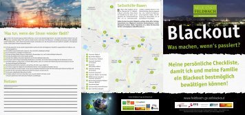 Blackout Checkliste -  Was machen, wenn's passiert?