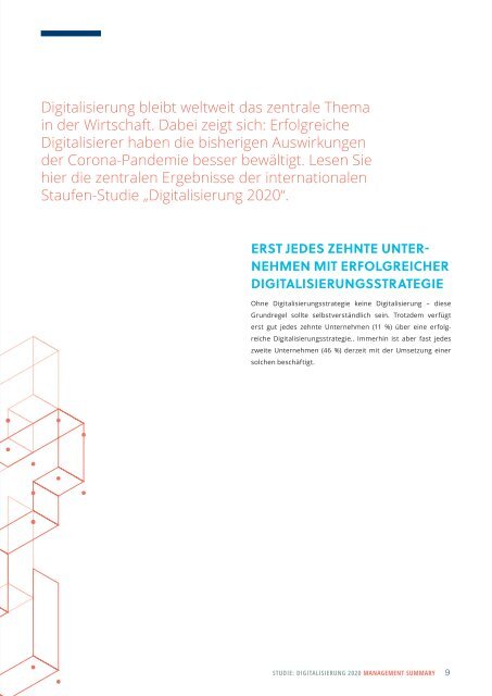 Studie Digitaliserung 2020 – Eine Studie der Staufen AG und der Staufen Digital Neonex GmbH 