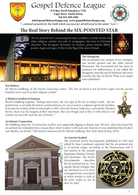 The Real Story behind the Six Pointed Star