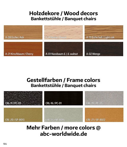 Katalog 11.2 Gastro- & Hotelstühle