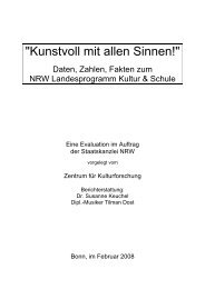 Schlechte Raumausstattung (vor allem in den ... - Kultur und Schule