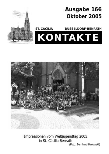 KONTAKTE - Katholische Pfarrgemeinde St. Cäcilia Benrath