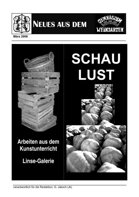 Ausgabe 1/2006 (März) - Gymnasium Weingarten