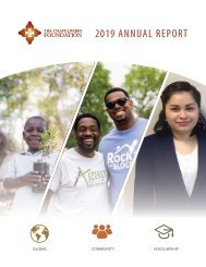 Foundation Annual Report 2019