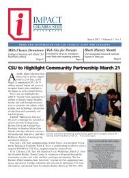 CSU to Highlight Community Partnership March 21 - University ...