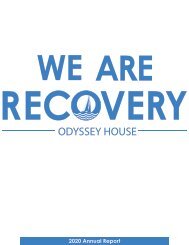 Odyssey House Annual Report 2020