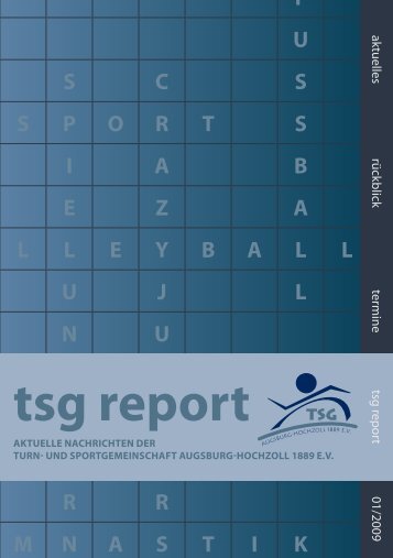tsg report - TSG Augsburg-Hochzoll 1889 eV