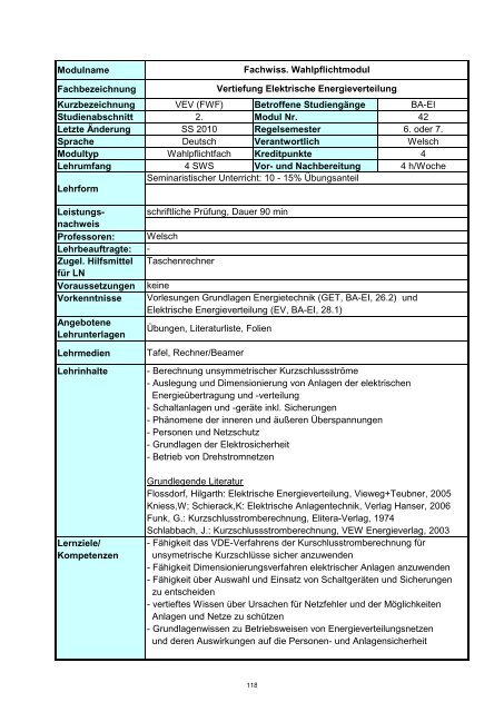 Informatik 2 - Hochschule Regensburg