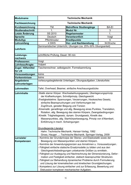 Informatik 2 - Hochschule Regensburg