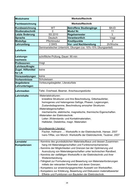 Informatik 2 - Hochschule Regensburg