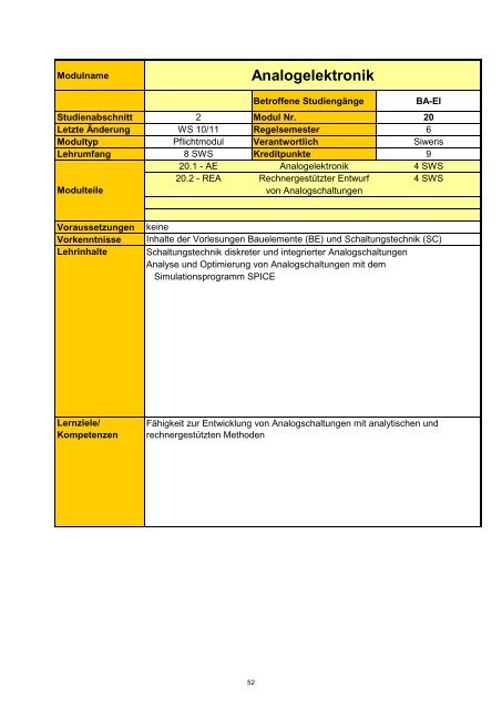 Informatik 2 - Hochschule Regensburg