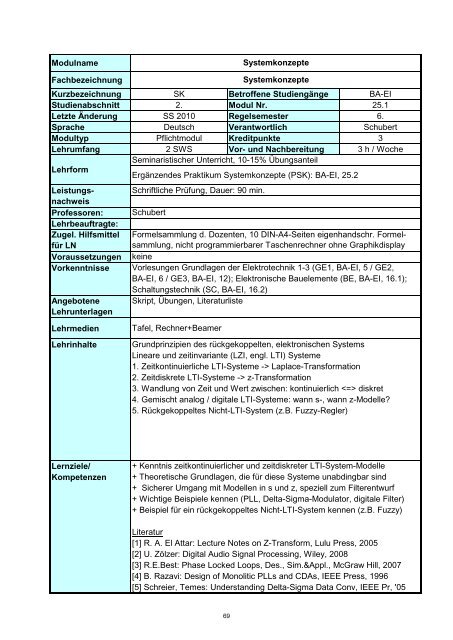 Informatik 2 - Hochschule Regensburg