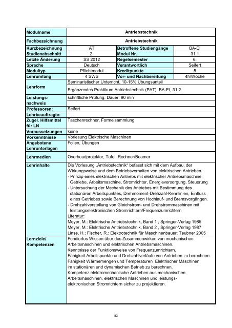 Informatik 2 - Hochschule Regensburg