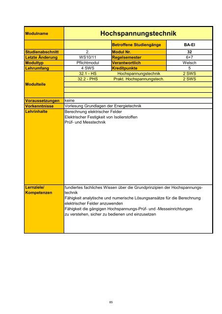 Informatik 2 - Hochschule Regensburg