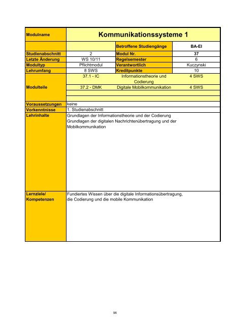 Informatik 2 - Hochschule Regensburg