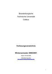 STURA - Studierendenrat der BTU Cottbus - Software ...