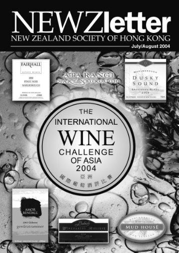 NEWZletter - New Zealand Society of Hong Kong (NZSHK)