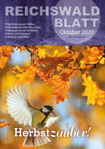 Reichswaldblatt Oktober 2020