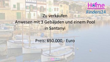 Zu verkaufen dieses Anwesen mit 1 Herrenhaus und 4 Wohnungen in Santanyi. (MAS0011) 