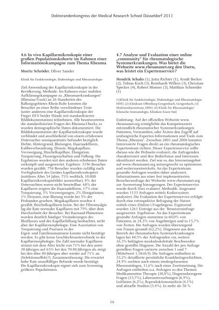 34 Seiten als pdf - MedRSD - Heinrich-Heine-Universität Düsseldorf