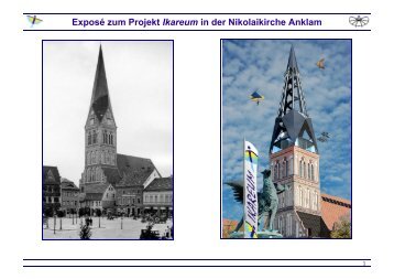 Exposé zum Projekt Ikareum in der Nikolaikirche Anklam