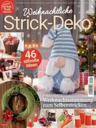Weihnachtliche Strick-Deko MW019