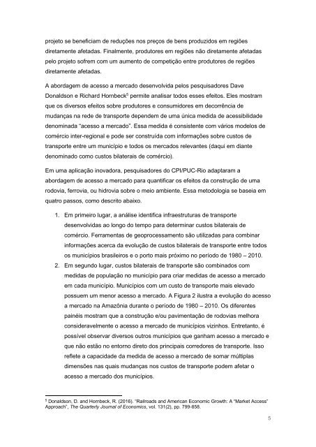 Medindo Efeitos Indiretos da Infraestrutura de Transporte na Amazônia