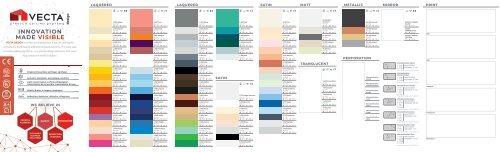 VECTA Stretch Ceiling Color Collection 2019