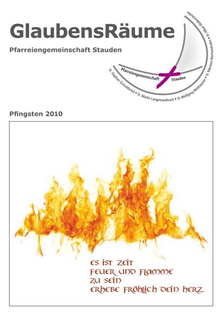 GlaubensRäume Pfingsten 2010 - Bistum Augsburg