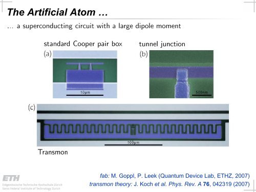 Quantum Electrodynamics in Superconducting Circuits - LTL